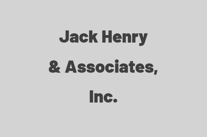 Tech Firm Jack Henry Associates Inc.