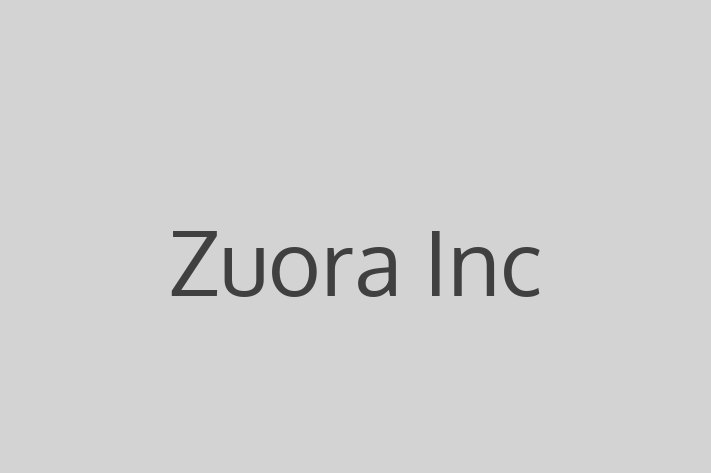 Technology Company Zuora Inc