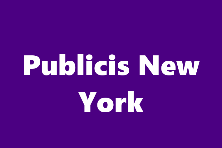 Software Services Company Publicis New York