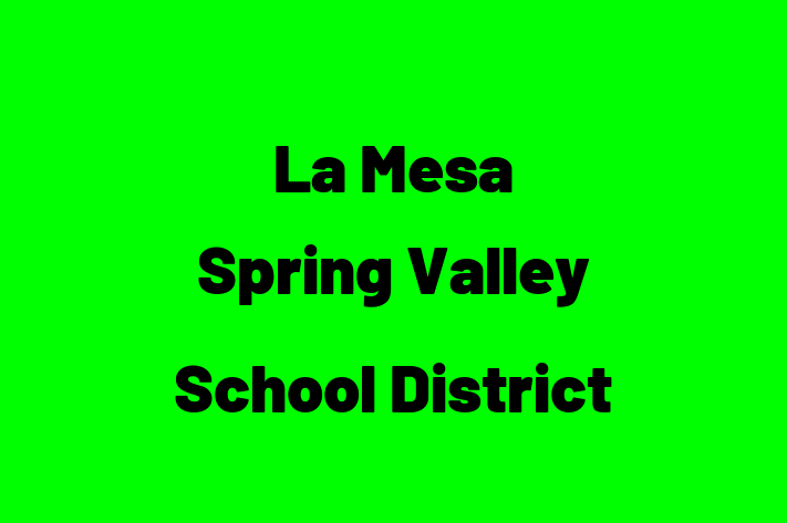 Employee Relations La Mesa Spring Valley School District