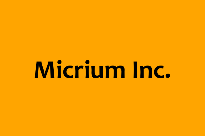 Tech Solutions Company Micrium Inc.