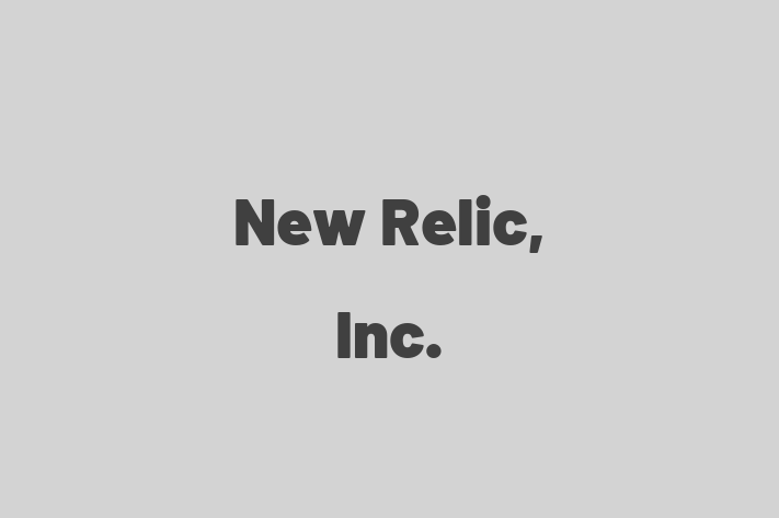 Tech Solutions Company New Relic Inc.