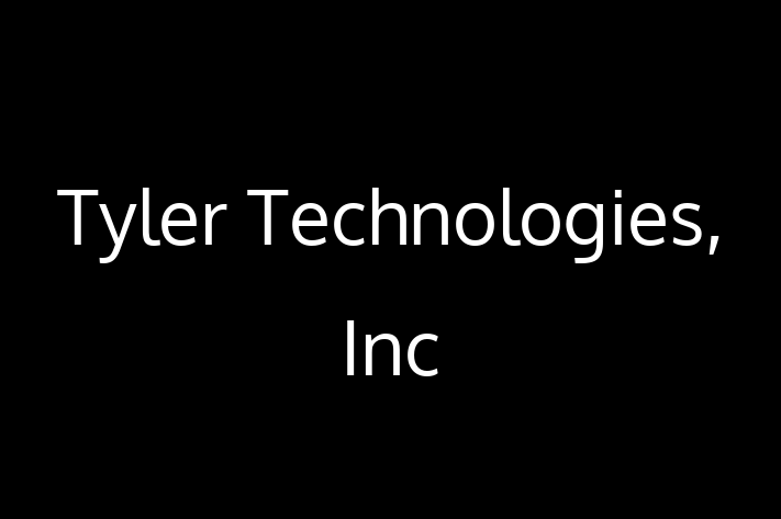 Software Development Company Tyler Technologies Inc