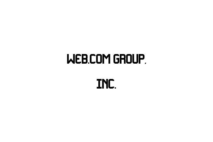 Software Development Firm Web.com Group Inc.