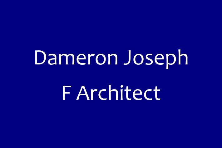 Structural architect Dameron Joseph F Architect