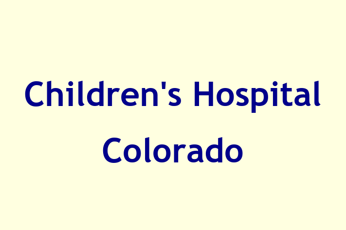 Human Capital Management Childrens Hospital Colorado