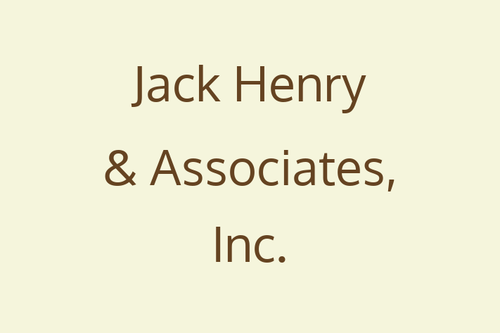 Software Development Company Jack Henry  Associates Inc.