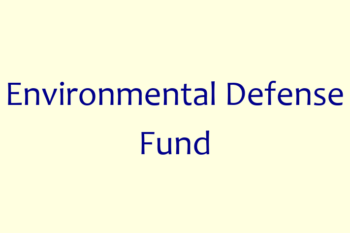 Software House Environmental Defense Fund