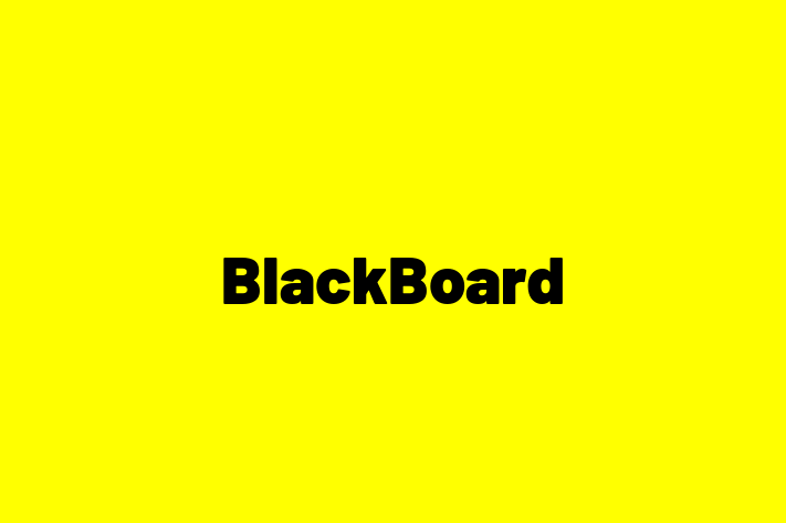 Software Development Firm BlackBoard