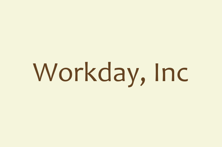 Software Services Company Workday Inc