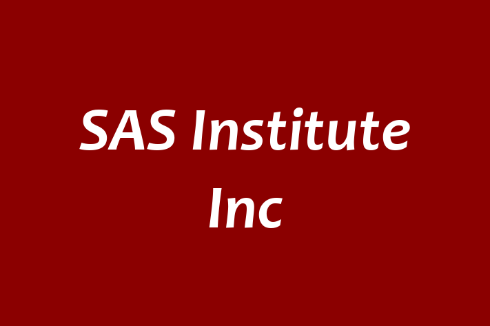 Software Engineering Company SAS Institute Inc