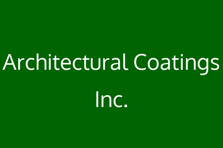 Construction architect Architectural Coatings Inc.