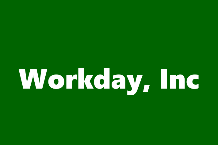 Software Solutions Provider Workday Inc