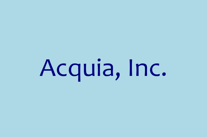 Software Development Firm Acquia Inc.