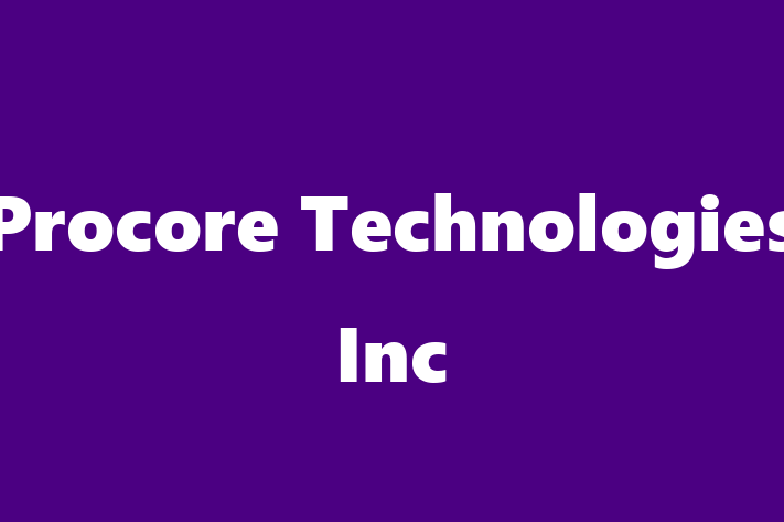 Software Development Firm Procore Technologies Inc