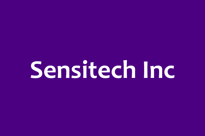 Technology Solutions Firm Sensitech Inc