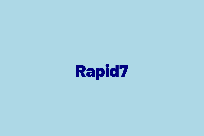 Technology Solutions Firm Rapid7