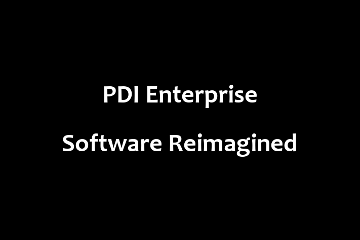 Technology Company PDI Enterprise Software Reimagined