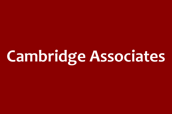 Staff Management Cambridge Associates