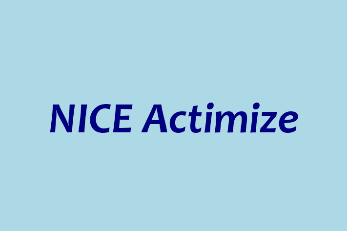 Software Development Company NICE Actimize