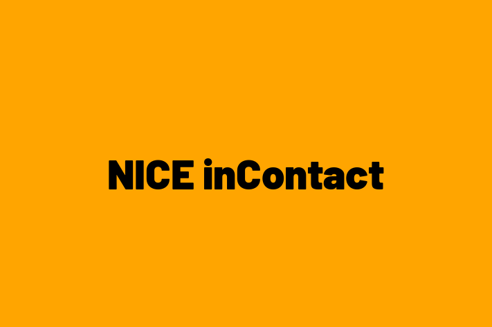 Technology Company NICE inContact