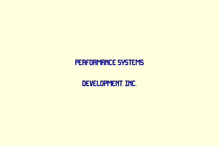 Software Engineering Company Performance Systems Development Inc.