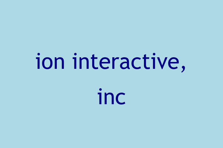 Software House ion interactive inc