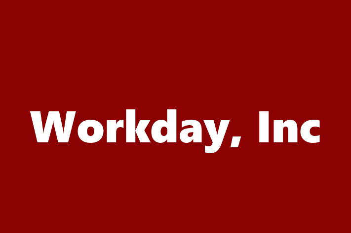 Tech Firm Workday Inc