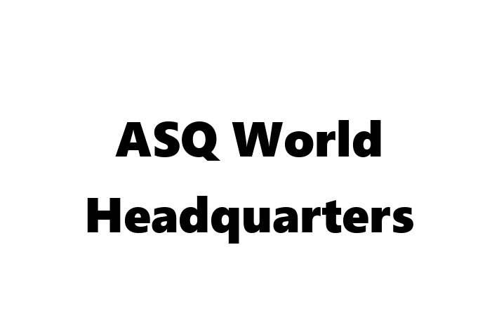 Human Resource Management ASQ   World Headquarters