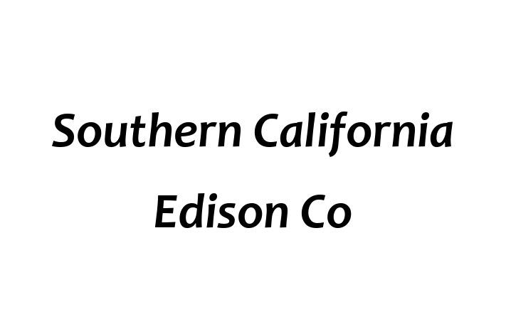 Workforce Management Southern California Edison Co