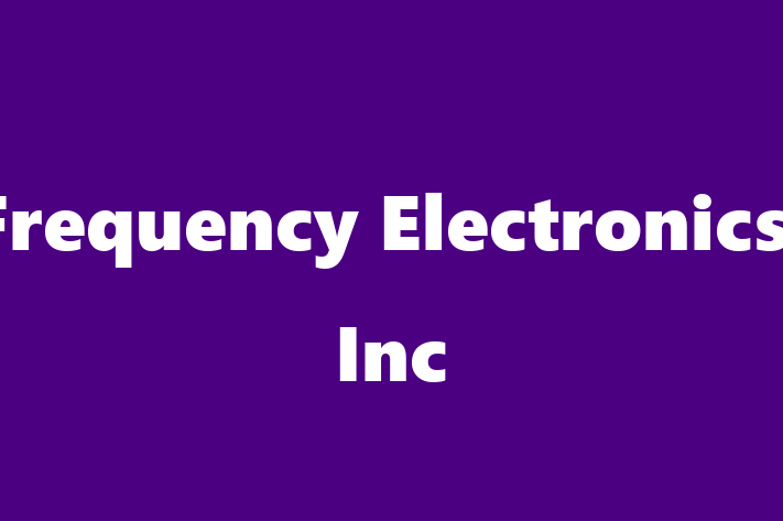 Tech Solutions Company Frequency Electronics Inc