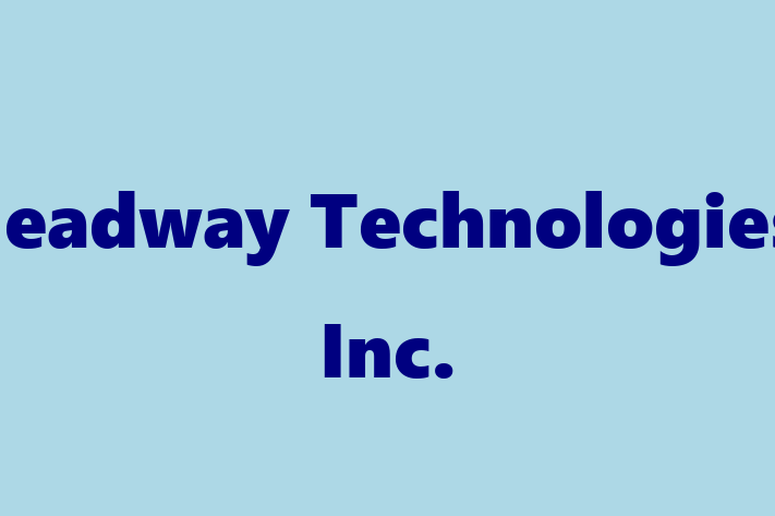 Software Firm Headway Technologies Inc.