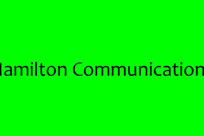 Tech Firm Hamilton Communications