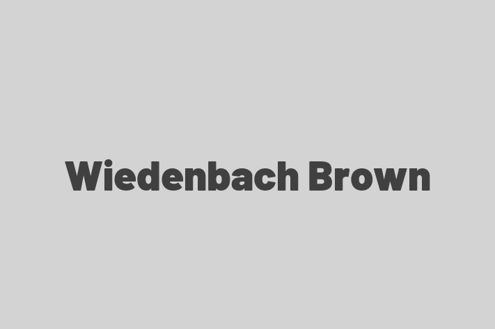 Software Solutions Provider Wiedenbach Brown