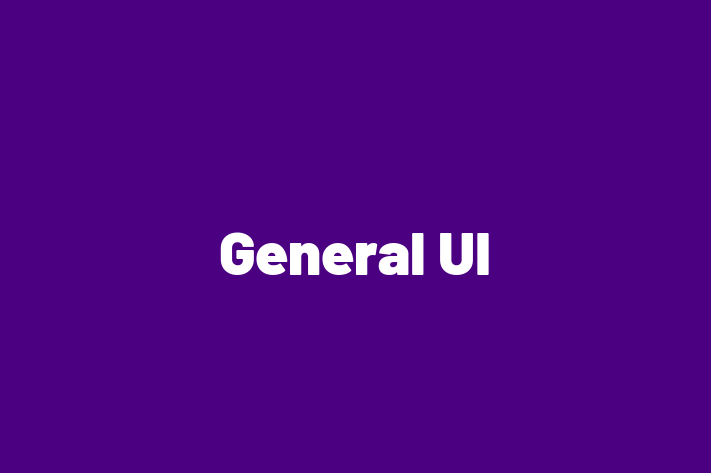 Software Development Firm General UI