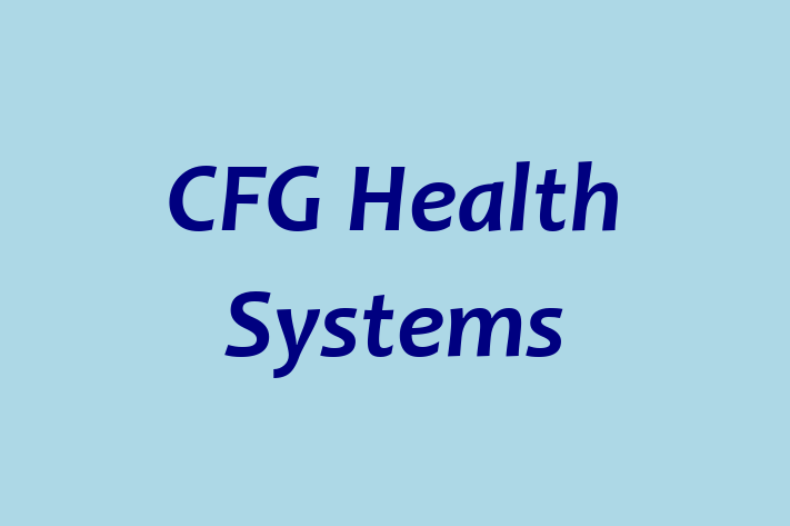 Employee Resource Management CFG Health Systems