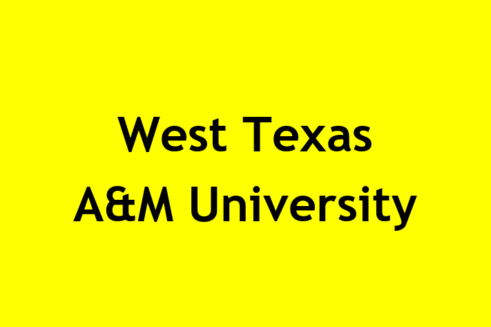 HR Administration West Texas AM University