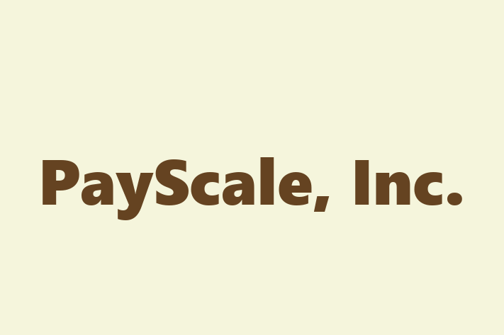 Software Firm PayScale Inc.