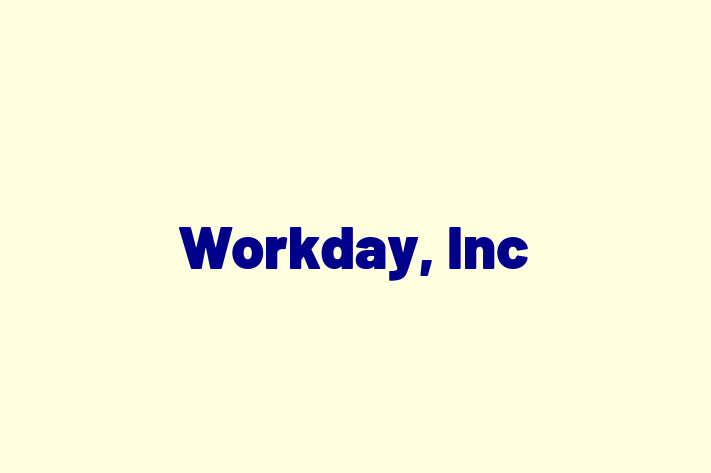 Software Firm Workday Inc