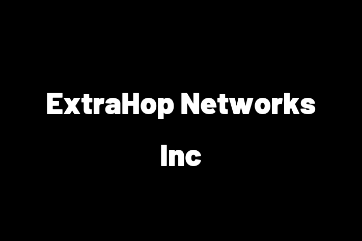 Software House ExtraHop Networks Inc