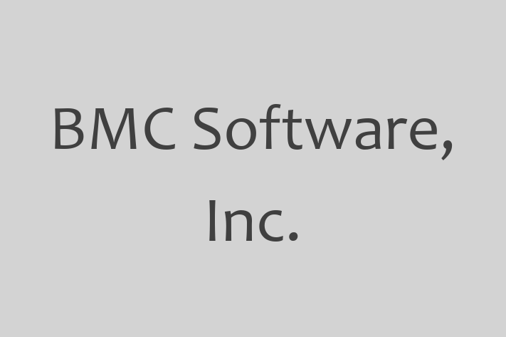 Digital Solutions Provider BMC Software Inc.