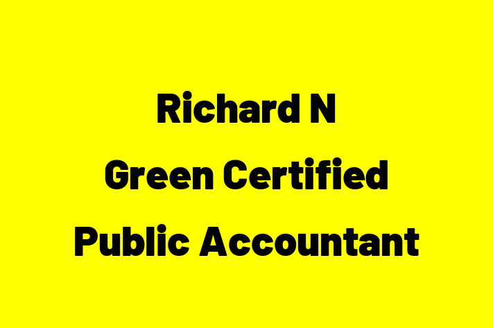 Tax Accountant Richard N Green Certified Public Accountant