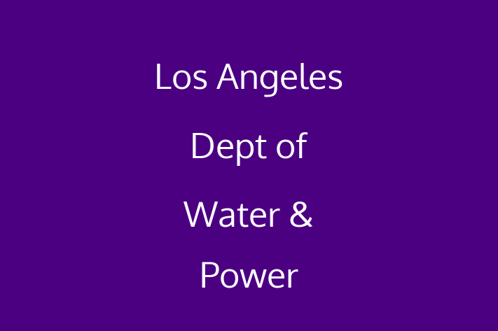 Power technicians Los Angeles Dept of Water Power