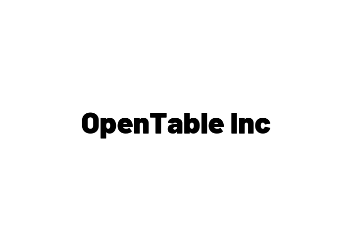 Digital Solutions Provider OpenTable Inc