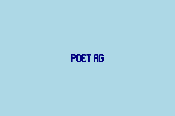 IT Company POET AG