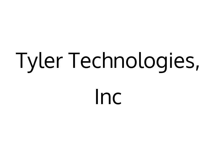 Software Development Company Tyler Technologies Inc