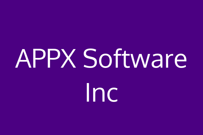 Technology Company APPX Software Inc