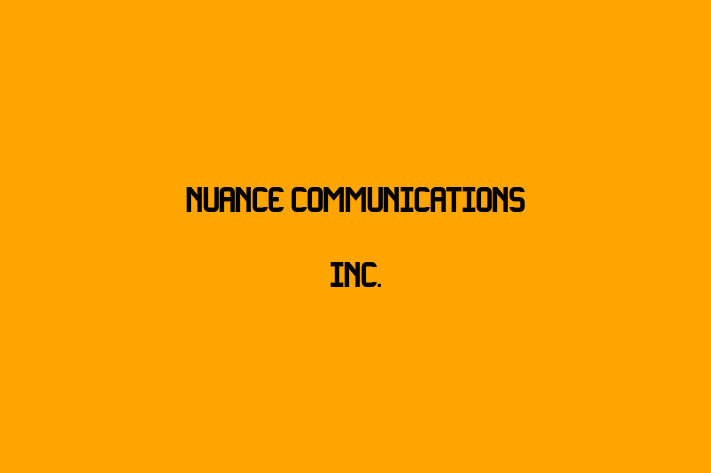 Software House Nuance Communications Inc.