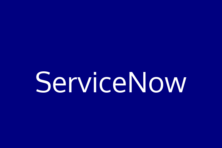 Technology Solutions Firm ServiceNow