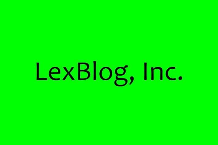 Software Services Company LexBlog Inc.